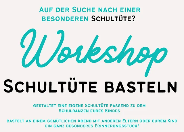Workshop Schultüte